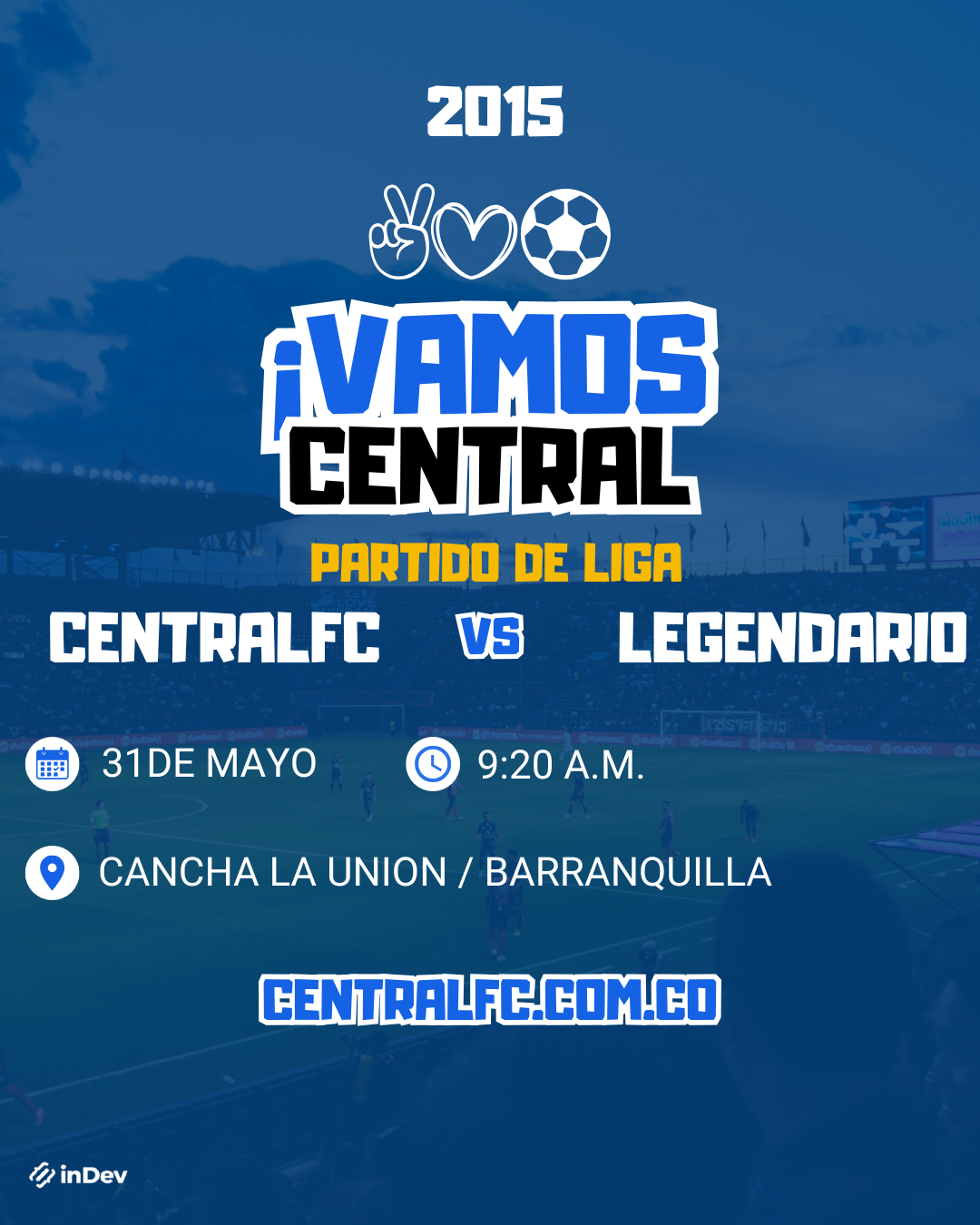 Partido de liga 2015